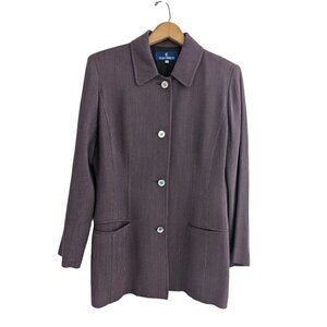 Vintage Nino Cerruti Academia Mauve Purple Collared Jacket Blazer